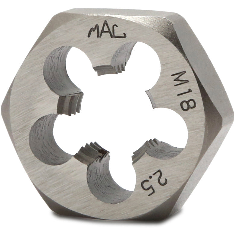 Metric Hexagonal Die M18 2.50 1 7 16